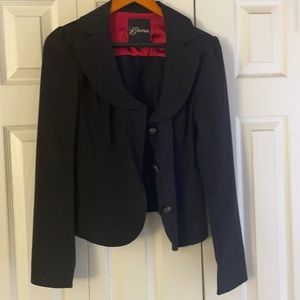 Black Guess Cropped Jacket